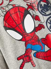 NAME IT Spider-Man Bluse Ovei Grey Melange